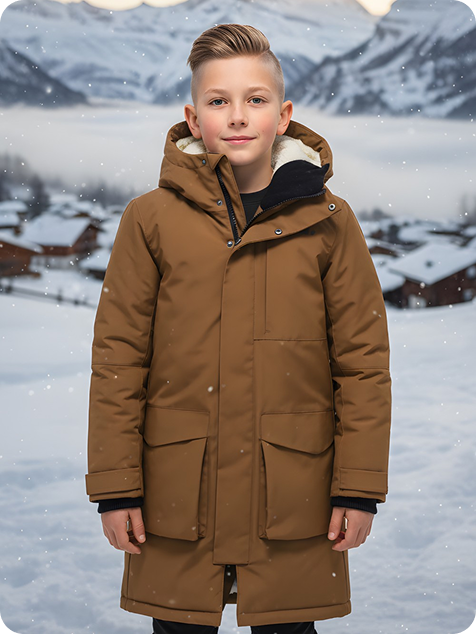 Детские и подростковые куртки-парки